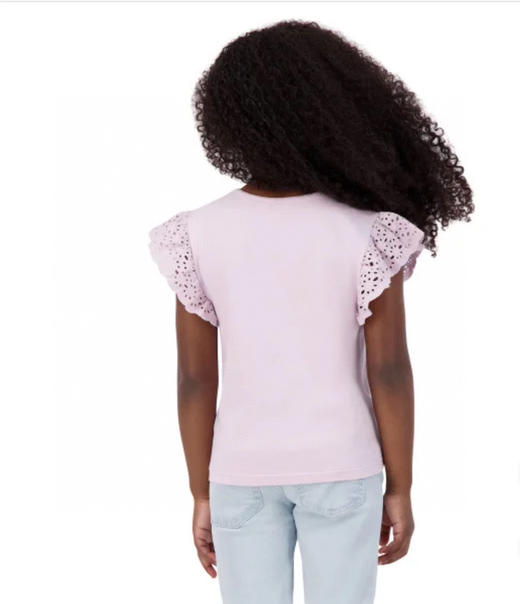 春季新款来了，DKNY女孩短袖开衫全棉2件套，开春正好可以穿，全棉套装机会难得，速度抢码了📣美国🇺🇸直邮特价198元/买2件🉐 商品图8