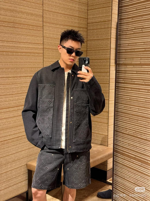 新品1V 24FW 牛仔压花外套（正确版） 商品图6