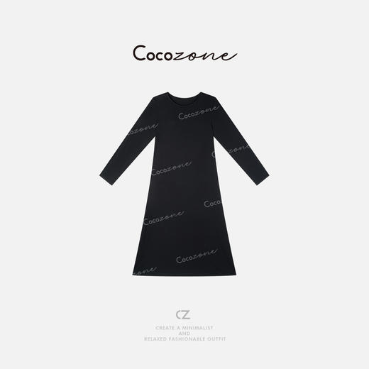 COCO ZONE 25年新款慵懒风宽松显瘦长袖连衣裙CD2A0195 商品图0
