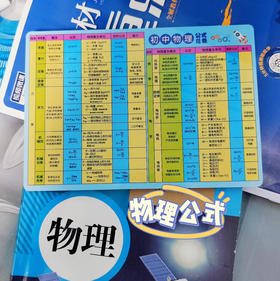 初中物理/化学/元素周期表 知识套卡3件