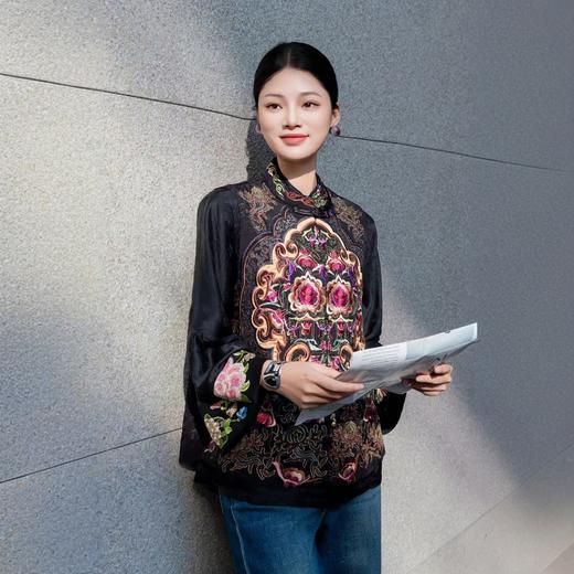 KDS-2632小众中国民族风重工刺绣马甲深圳南油女装2025春季新款立领马夹 商品图1