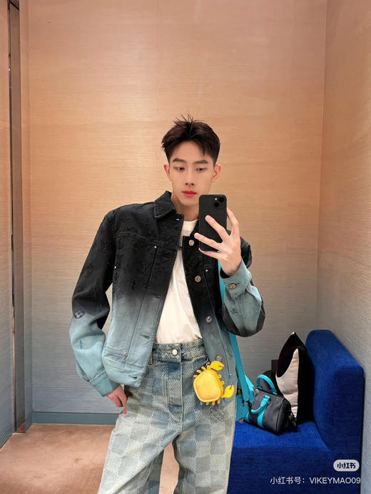 新品1V 24FW 渐变牛仔刺绣外套（正确版） 商品图7