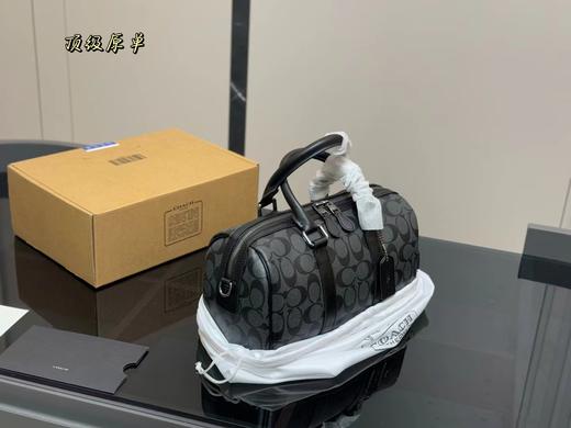 D021674简单百搭颜值高日常出街shou选黑花枕头包 商品图9