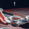 学古|青花飞马杯 手工仿明代万历景德镇茶杯高端品茗主人杯 6只装 商品缩略图2