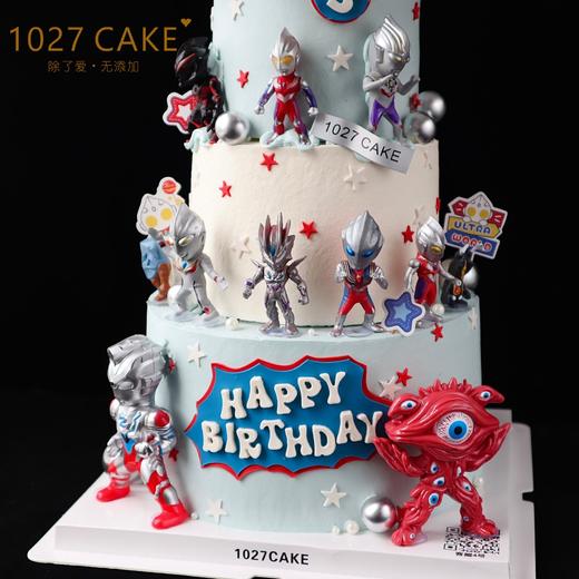 1027CAKE | 三层蛋糕 奥特曼主题（提前1-2天）（公仔随机） 商品图4