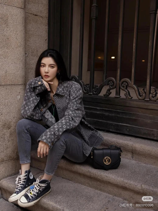 新品 1V✖️Nigo 经典款棋盘格牛仔夹克外套 商品图4