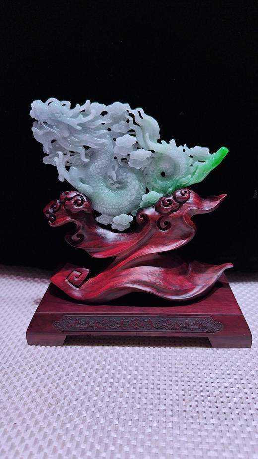 620861翡翠摆件【龙腾盛世】 商品图3