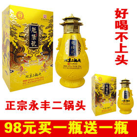 [白酒]永丰二锅头(黄龙)太平魁隆号42度500ml