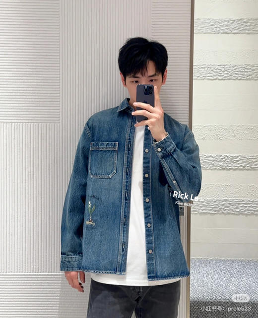 新品DR 24新款 CD兰铃花牛仔夹克衬衫 商品图7