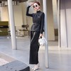 时尚百搭马甲套装，气质显瘦高腰阔腿裤三件套HR-GYGM2502 商品缩略图2