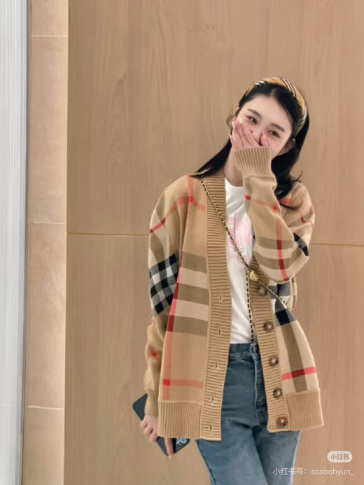 新品BBR 经典格纹针织开衫 商品图11