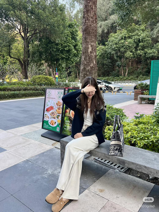 新品DR 经典双面穿羊绒提花外套 商品图2