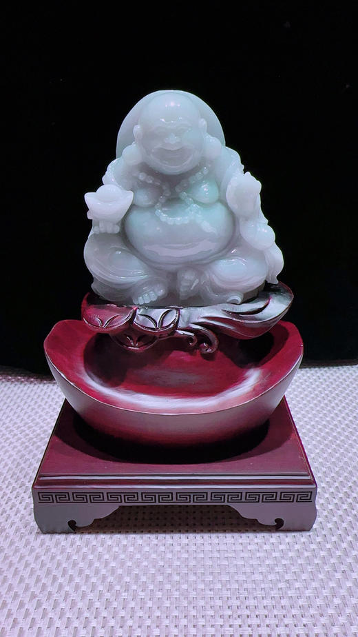 620862翡翠摆件【弥勒佛 佛公】 商品图5