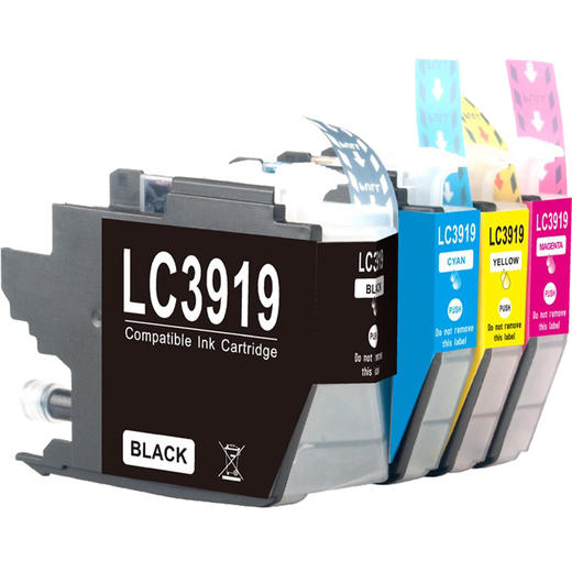 绘威LC3919墨盒 适用兄弟MFC-J2330DW J3930DW J3530DW J2730DW墨盒 Brother打印机墨盒【四色套装】 商品图4