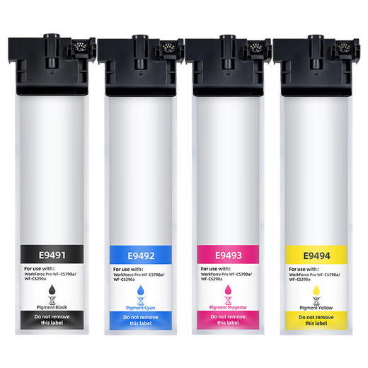 绘威T9491墨盒 适用爱普生 WF-C5790a墨盒 WF-C5290a墨袋 C5790 C5290打印机墨盒 T9491-T9494 墨袋 T9481-T9484 墨袋 四色套装 商品图6