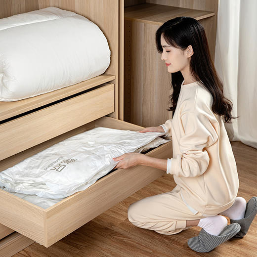 【出口品质】言品加厚真空压缩袋 厚衣服厚被子羽绒服家用真空抽气收纳袋 商品图3