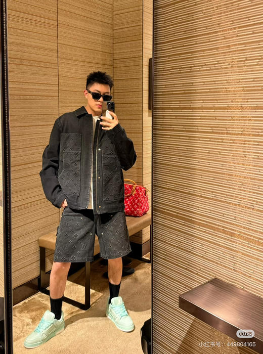 新品1V 24FW 牛仔压花外套（正确版） 商品图3