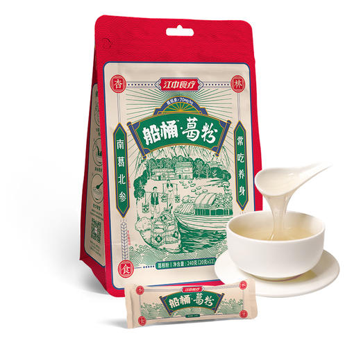 江中食疗船桶葛粉240g 20g*12条/袋 葛根素含量≥70mg/kg 2025年9月生产 商品图1
