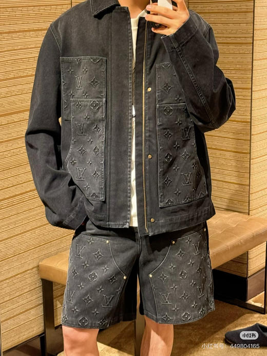 新品1V 24FW 牛仔压花外套（正确版） 商品图4