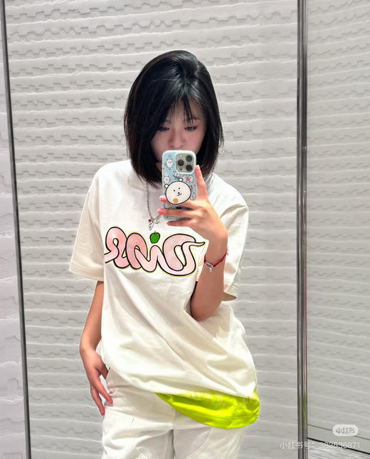 DIOR 蛇年限定贴布刺绣短袖 商品图2