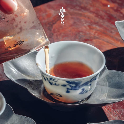 学古|青花飞马杯 手工仿明代万历景德镇茶杯高端品茗主人杯 6只装 商品图3