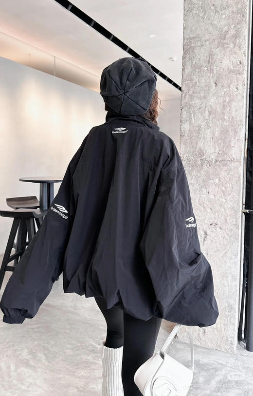 Balenciaga 立领徽标刺绣夹克外套 商品图6