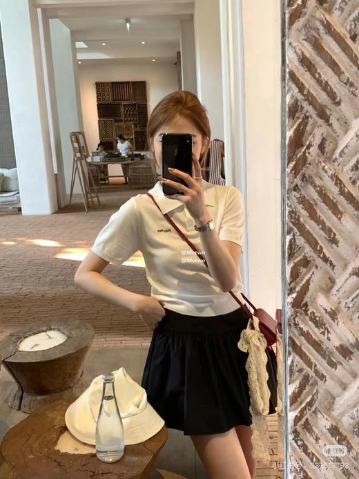 MIUMIU刺绣POLO衫 商品图6