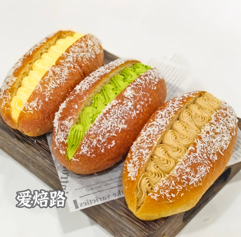 抹茶/咖啡/咸奶油老面包 含麸质0蔗糖