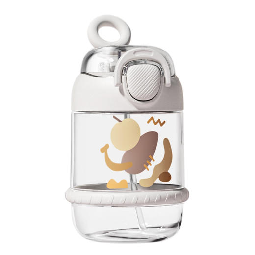 网红爆款超萌可爱高颜值大肚杯卡通学生带吸管大容量塑料水杯开学季爆款 商品图4