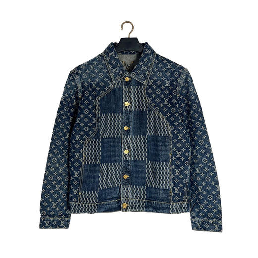 新品 1V✖️Nigo 经典款棋盘格牛仔夹克外套 商品图0