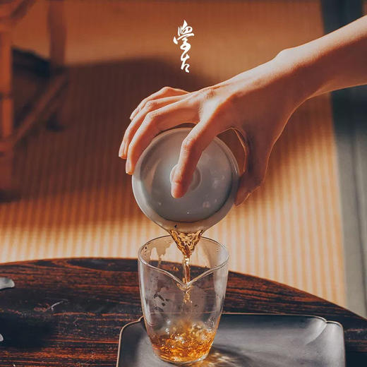 学古|全手工沁香盖碗青白釉 手工雅集品茗泡茶景德镇瓷盖碗 100ml 商品图3