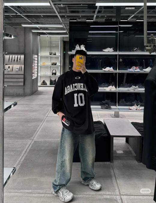 Balenciaga 字母刺绣01篮球长袖 商品图12