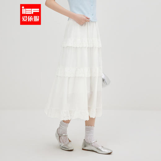 IEF/爱依服2025半身裙 夏季 法式温柔小女人气质通勤百搭单裙N0154 商品图0