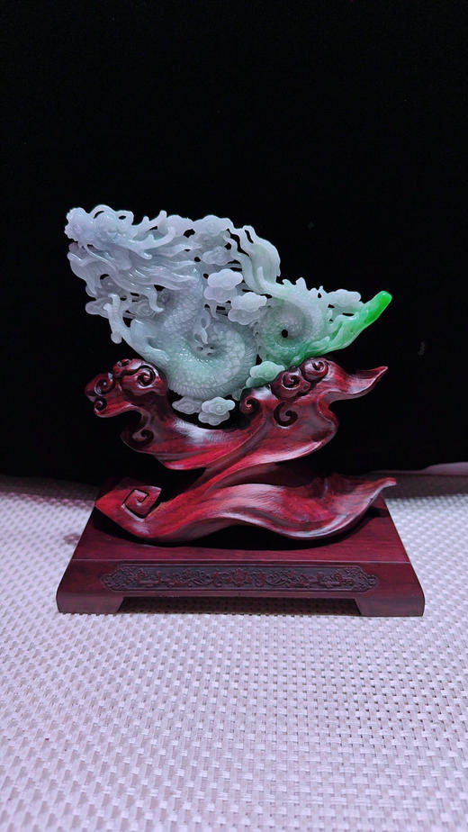 620861翡翠摆件【龙腾盛世】 商品图5