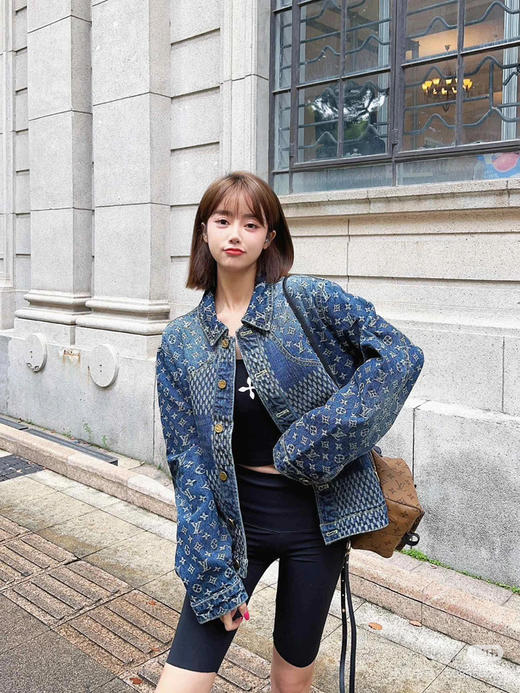 新品 1V✖️Nigo 经典款棋盘格牛仔夹克外套 商品图2