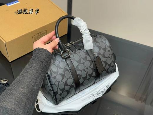 D021674简单百搭颜值高日常出街shou选黑花枕头包 商品图1