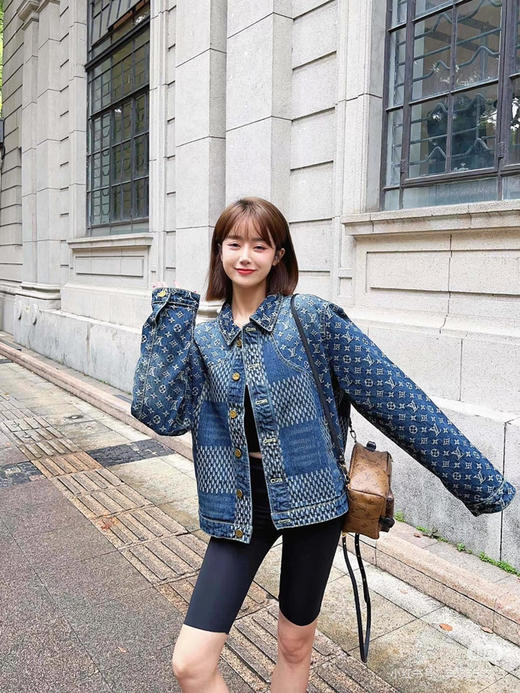 新品 1V✖️Nigo 经典款棋盘格牛仔夹克外套 商品图3