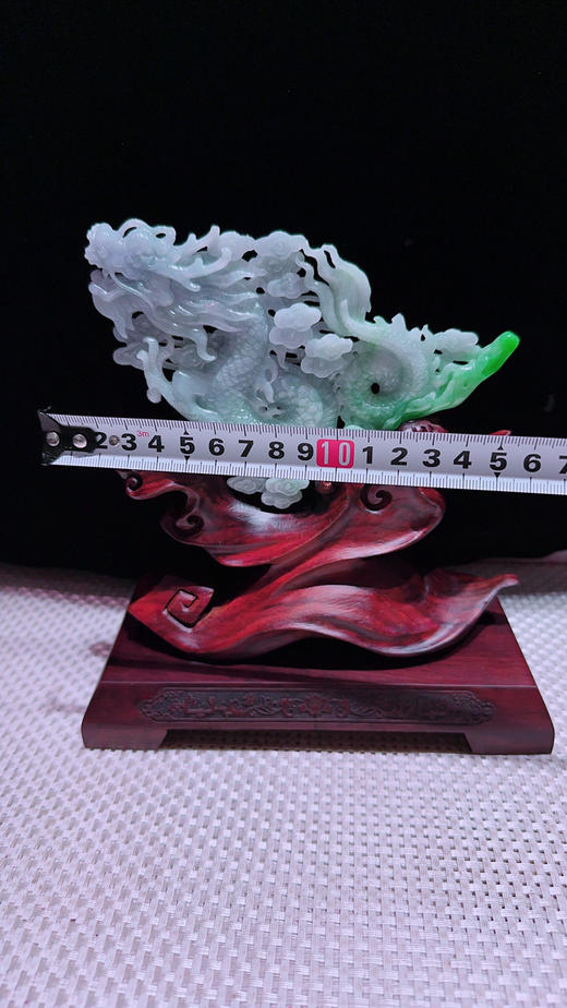 620861翡翠摆件【龙腾盛世】 商品图1