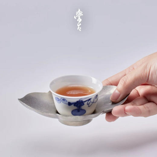 学古|青花福禄杯 手工仿明代万历器型景德镇瓷茶杯 6只礼盒装 商品图3