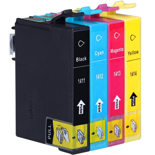 绘威 T1411墨盒 适用爱普生ME33 ME35 ME330 350打印机墨盒620F 560W 82WD 85ND 960FWD WP7018墨盒 四色套装 商品图4