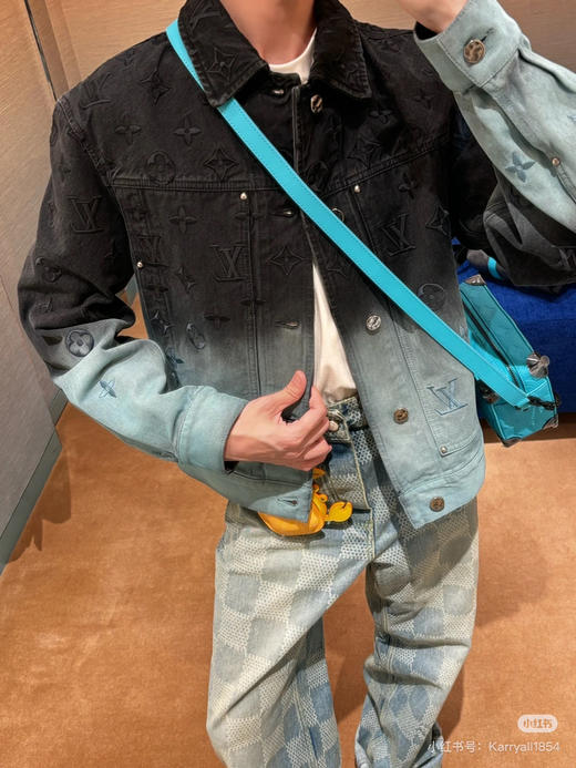 新品1V 24FW 渐变牛仔刺绣外套（正确版） 商品图8