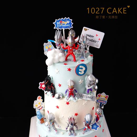 1027CAKE | 三层蛋糕 奥特曼主题（提前1-2天）（公仔随机） 商品图2