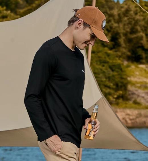 🏆正品！正版首发福利！早春必备单品❗️一件从春穿到秋❗️❗️ 【吉普JEEP莫代尔天丝5A抑菌长袖】我直接给家属囤了6件！！ ✅奥地利兰精进口莫代尔，不输蚕丝真丝  商品图0