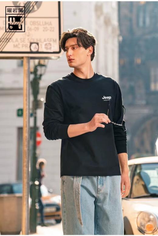 🏆正品！正版首发福利！早春必备单品❗️一件从春穿到秋❗️❗️ 【吉普JEEP莫代尔天丝5A抑菌长袖】我直接给家属囤了6件！！ ✅奥地利兰精进口莫代尔，不输蚕丝真丝  商品图3