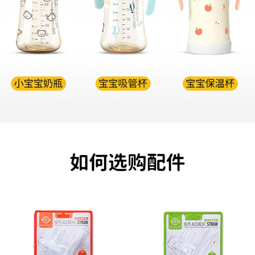 【吸管杯】格罗咪咪 PPSU吸管杯300ml 新款【JM】 商品图7