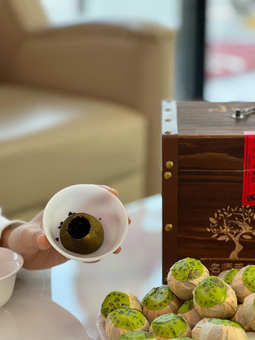 ❤️节后一定要喝的新会小青柑普洱茶➕地道云南熟普✅醇/滑/香/甜/▪️白霜密布，橘味茶香🎁送礼首选 👉柑香四溢，暖心暖胃的大份量小青柑500克 商品图4