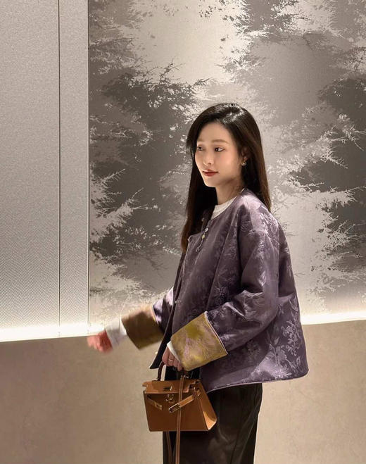 【美到窒息！暮山紫新中式套装】不容错过，答应我要自留！这个暮山紫长在心坎上，国内设计师品牌！ 商品图2