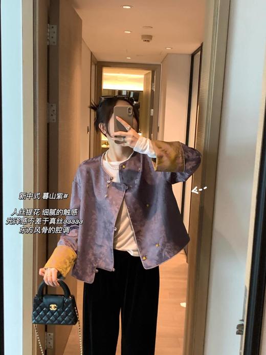 【美到窒息！暮山紫新中式套装】不容错过，答应我要自留！这个暮山紫长在心坎上，国内设计师品牌！ 商品图9