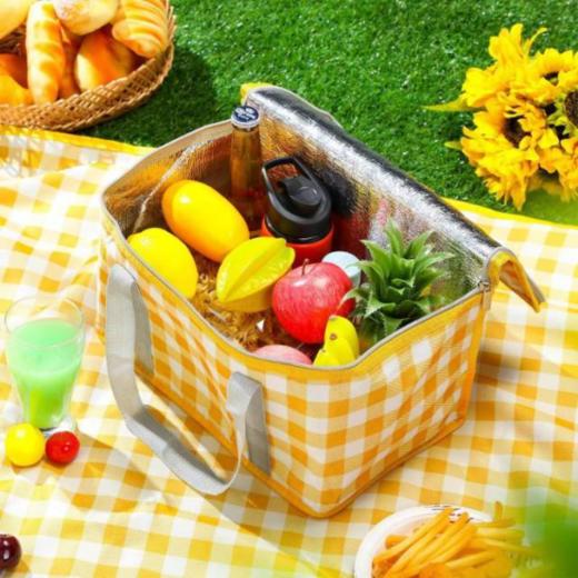 春游新宠😍野餐篮，轻松出行🔆【户外手提折叠野餐篮】冷热两用❗️持久🌟保鲜❗️巨巨巨能装 😎春游神器，可以轻松装下各种野餐食品😍  商品图2