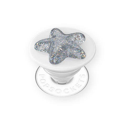 补货架到【太空梦游记】心灵彗星 POPGRIP泡泡骚手机粘贴式气囊支架 Bonbon立体树脂系列 银色 日月星 商品图0